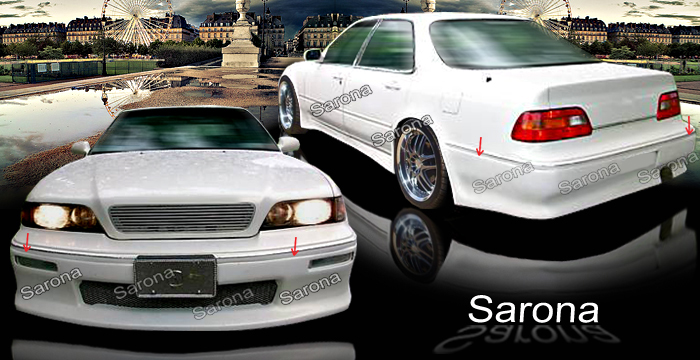 Custom Acura Legend Body Kit  Sedan (1991 - 1995) - $1190.00 (Manufacturer Sarona, Part #AC-003-KT)